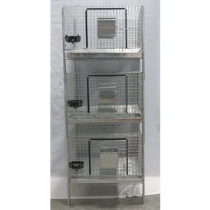 Kit of 3 Cages 24" X 24" With Stands