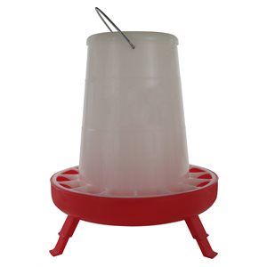 Poultry feeder 5 kg (11 lb) on retractable legs