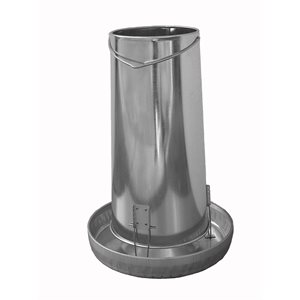 50 lbs Galvanized Poultry Feeder (3'' Base)