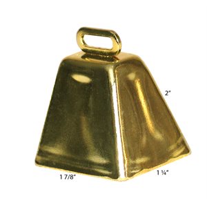 Brass Plated Souvenir Bell (1 3 / 8")
