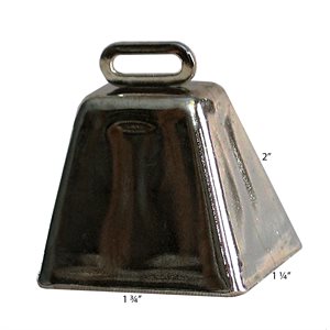 Nickel Plated Souvenir Bell (1 3 / 8")