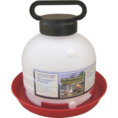 Abreuvoir 3 gallons (11 litres) pour volailles remplissage facile