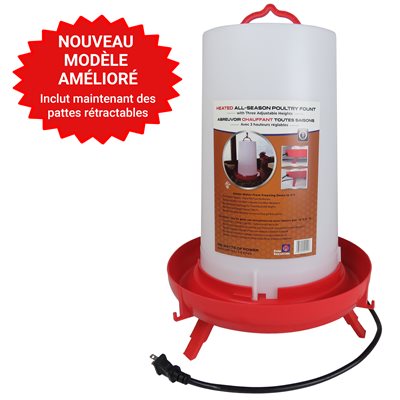 Abreuvoir chauffant 3 gallons